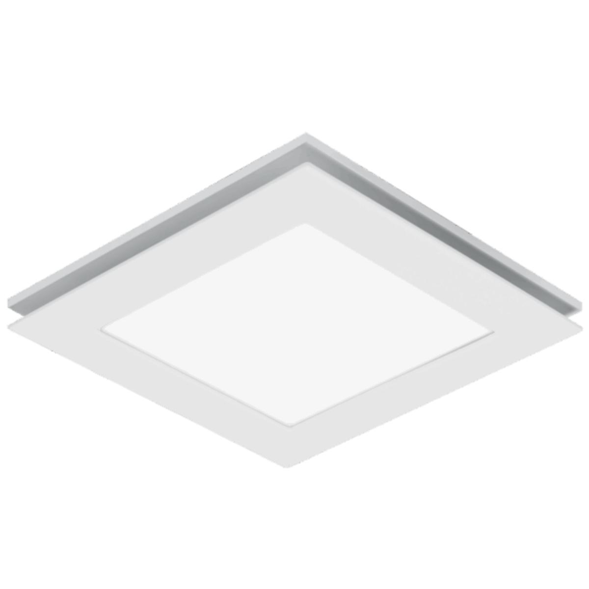 CEILING EXHAUST FAN + LED FLOW SQ 300MM