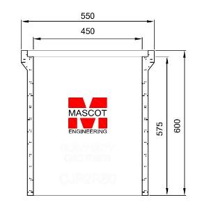 GRC RISER 450SQ 600MM DEEP SUIT CJP2 GRC RISER 450SQ 600MM DEEP SUIT CJP2