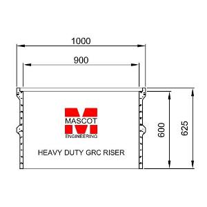 GRC RISER 600X900 600MM DEEP FOR CJP4 GRC RISER 600X900 600MM DEEP FOR CJP4