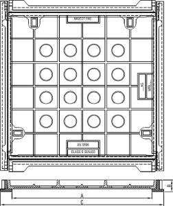 INFILL COVER FOR 450MM SQUARE CLASS B INFILL COVER FOR 450MM SQUARE CLASS B