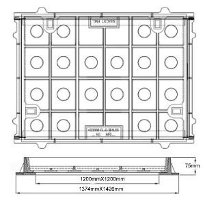 INFILL COVER FOR 1200MM SQUARE CLASS D INFILL COVER FOR 1200MM SQUARE CLASS D