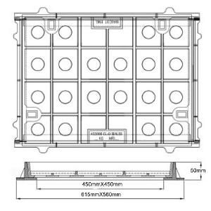 INFILL COVER FOR 450MM SQUARE CLASS D INFILL COVER FOR 450MM SQUARE CLASS D