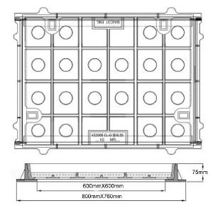 600MM SQ C/I CONCRETE INFILL LID 600MM SQ C/I CONCRETE INFILL LID