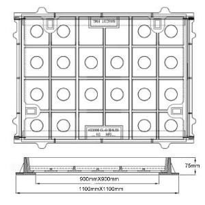 INFILL COVER FOR 900MM SQUARE CLASS D INFILL COVER FOR 900MM SQUARE CLASS D