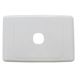 PLATE ONLY 1 GANG WHITE PLATE ONLY 1 GANG WHITE