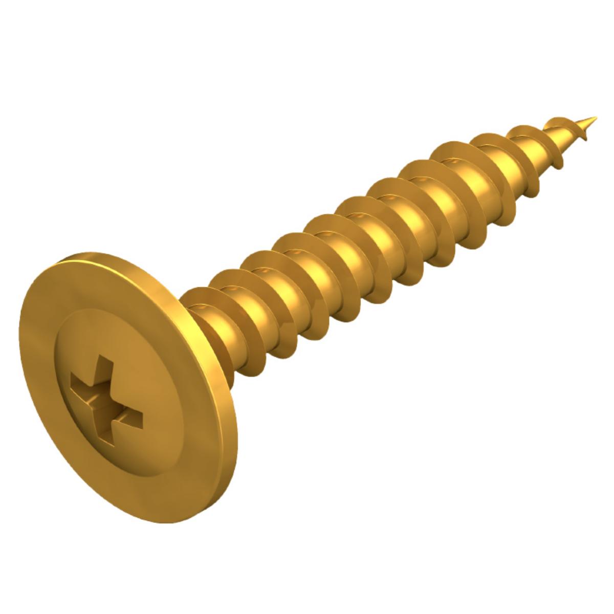 BUTTON HEAD NEEDLE POINT SCREW 8G X 25MM