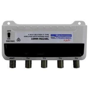AMPLIFIER 4 WAY WITH 4G/5G LTE FILTER