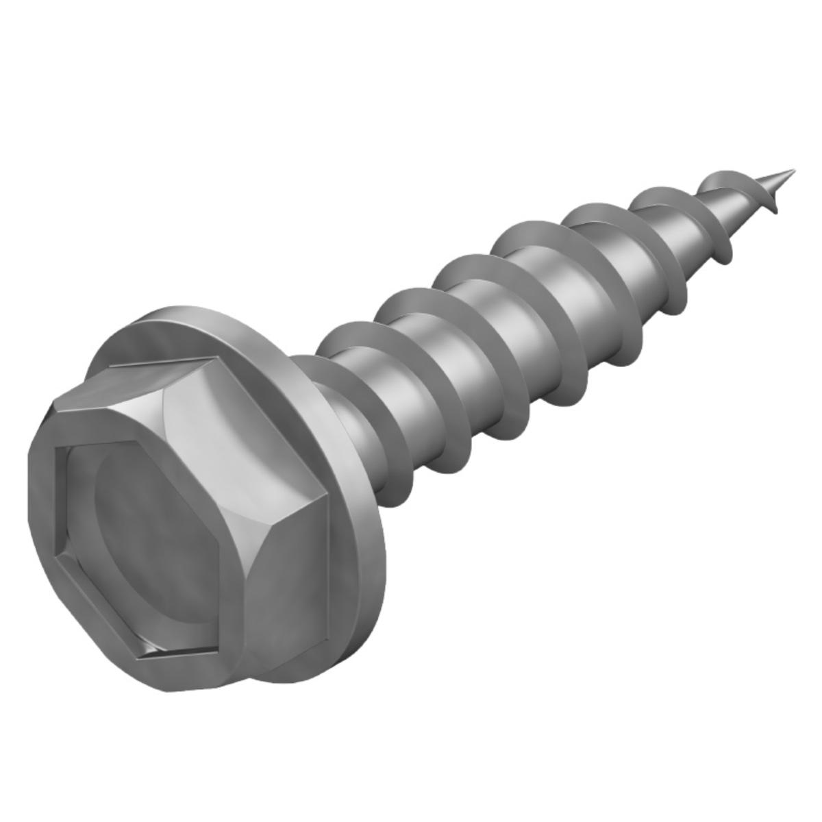 HEX HEAD NEEDLE POINT SCREW 10G X 20MM-2