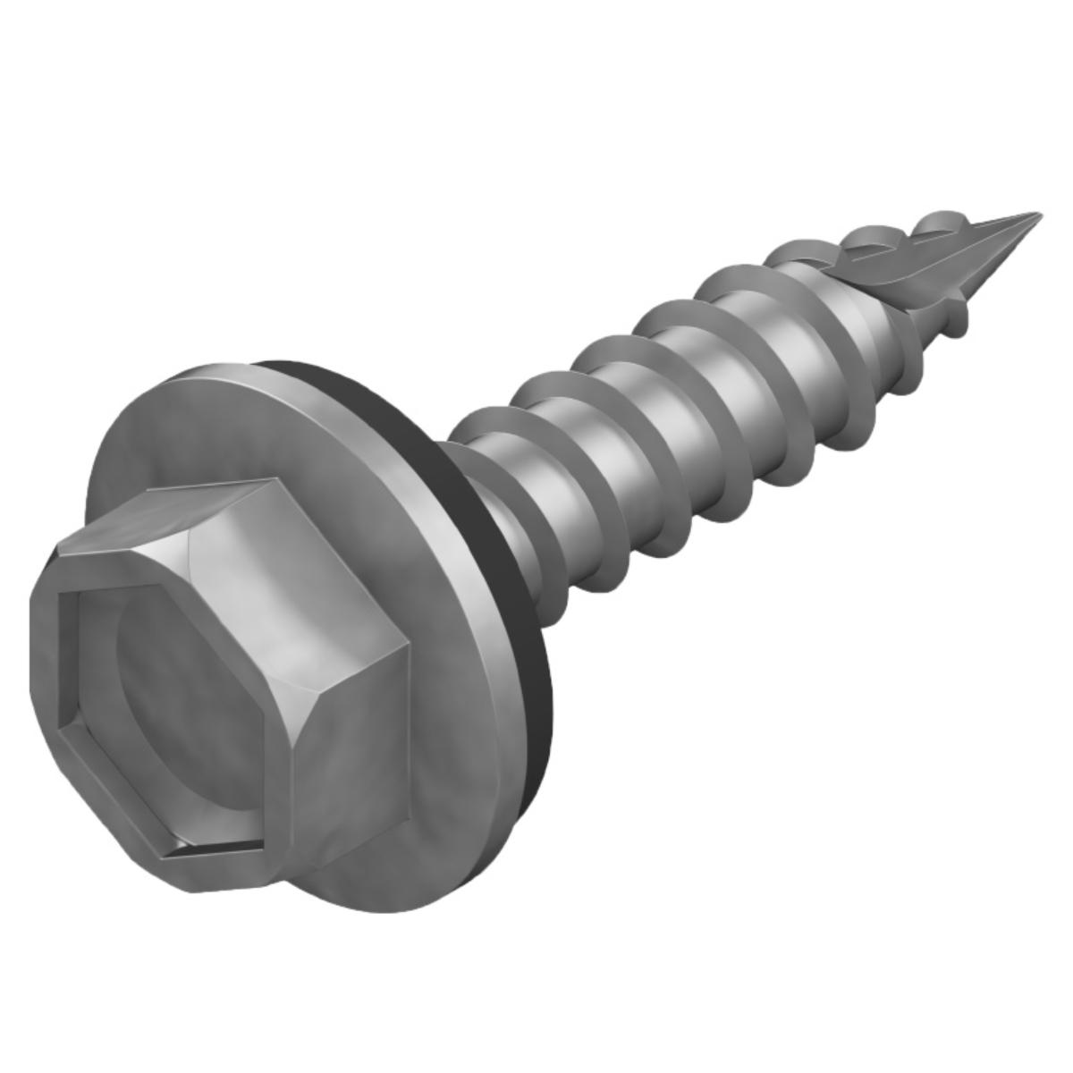 HEX HEAD TYPE 17 ROOFING SCREW - 12G X 2