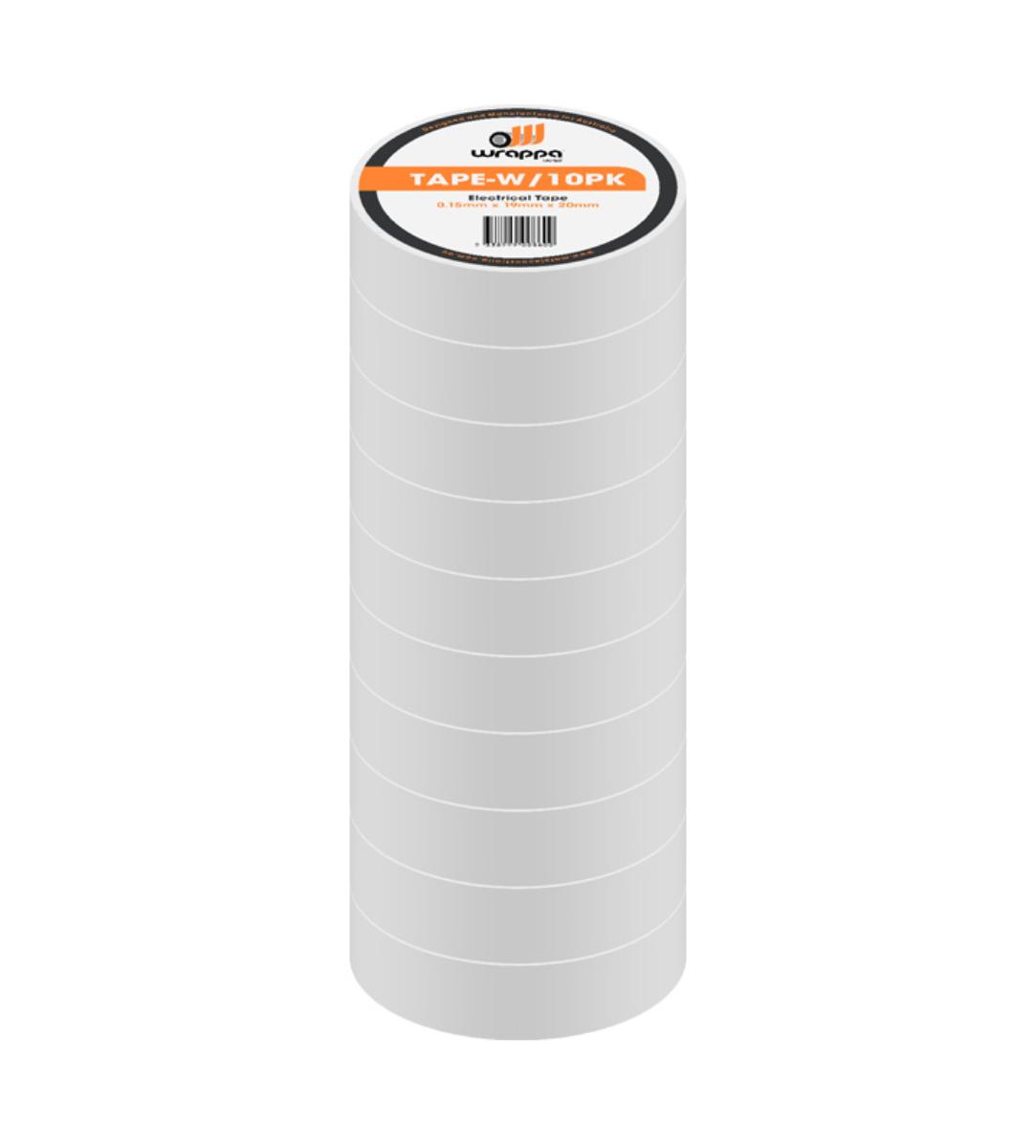 PVC ELECTRICAL INSULATION TAPE WHITE 10P