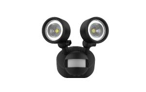LED SENSOR LIGHT APEX TWIN 24W CCT BLACK LED SENSOR LIGHT APEX TWIN 24W CCT BLACK