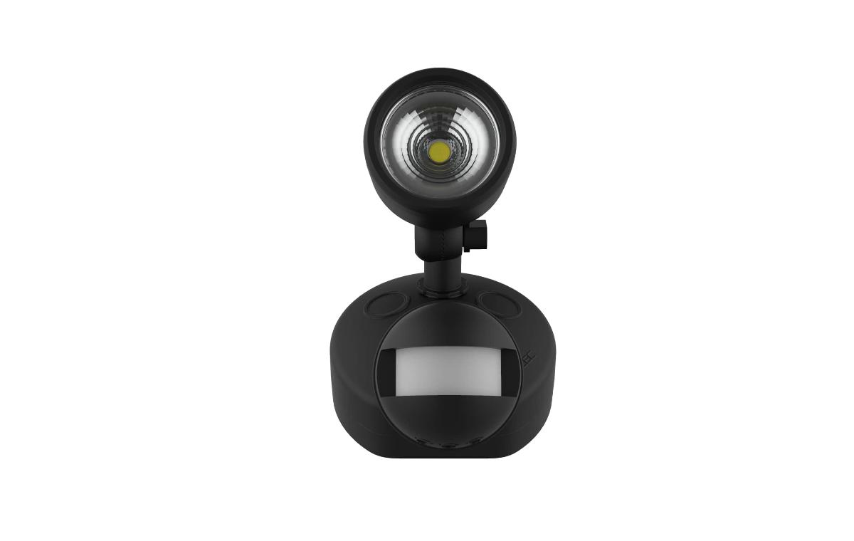 LED SENSOR LIGHT APEX SINGLE 12W CCT BLK