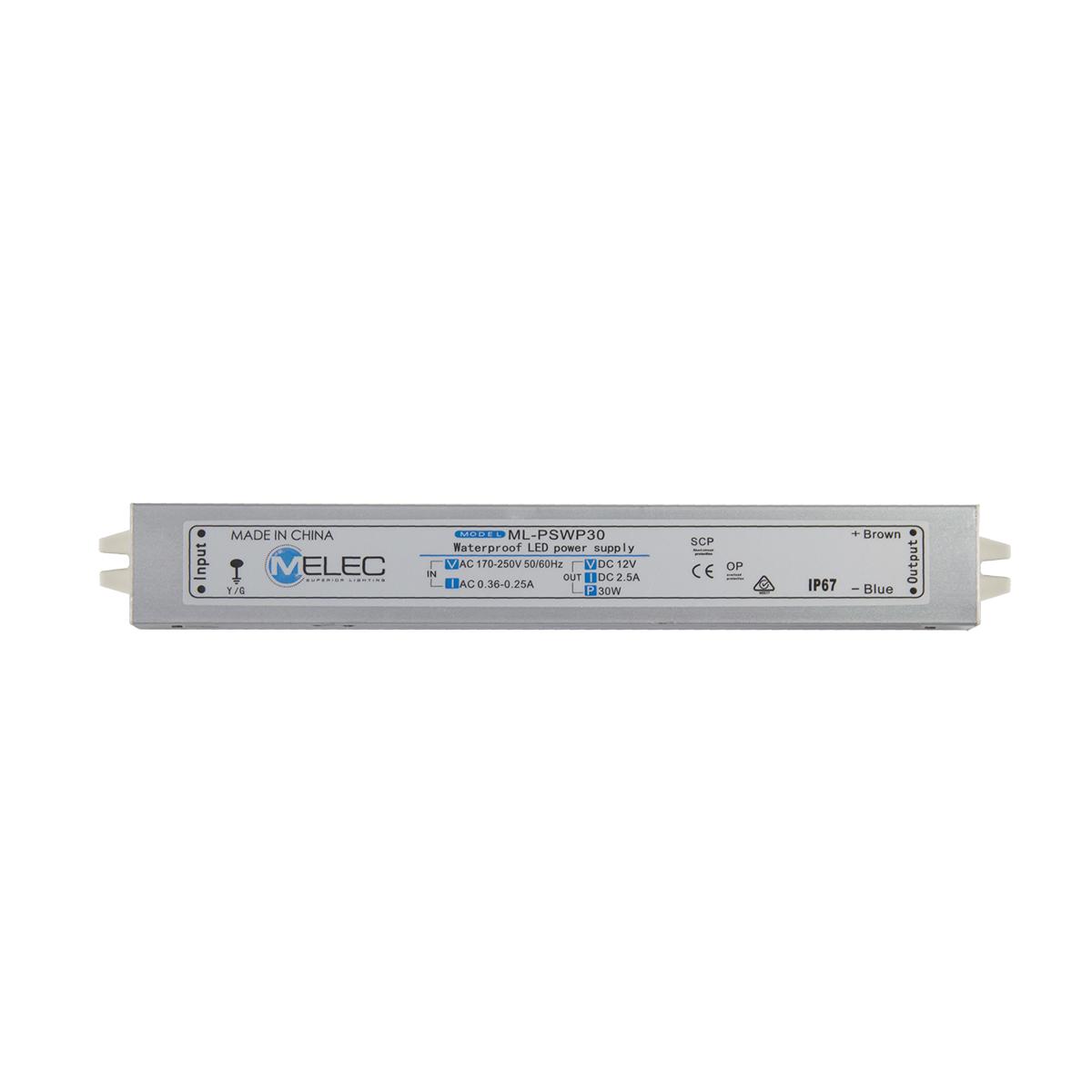 LED W/P DRIVER 30W 12VDC NON DIMMABLE