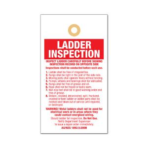 LADDER INSPECTION TAG 5PK