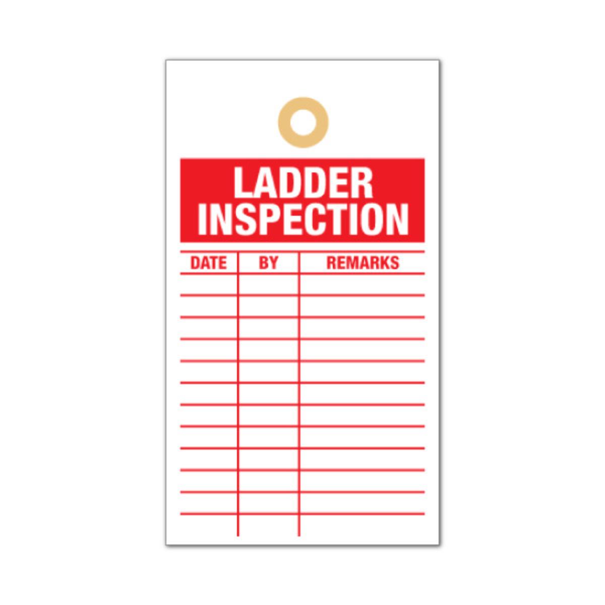 LADDER INSPECTION TAG 5PK