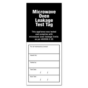MICROWAVE LEAKAGE TAG 100PK MICROWAVE LEAKAGE TAG 100PK