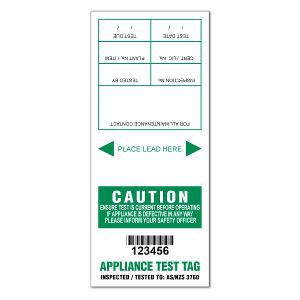 SELF LAMINAT TEST TAG GREEN EXCEPT NSW SELF LAMINAT TEST TAG GREEN EXCEPT NSW