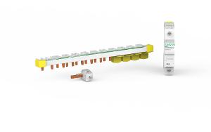 BUSBAR MAX9 1P+N + N BLOCK 12P 100A TOP