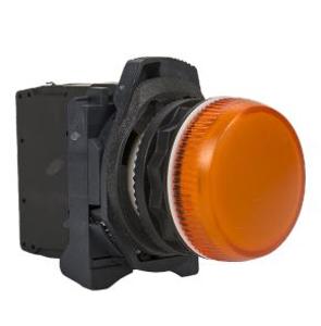 PILOT LIGHT PLAS AMBER LED 240VAC