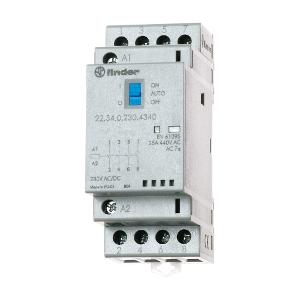DIN CONTACTOR 4N/O 25A 24VACDC DIN CONTACTOR 4N/O 25A 24VACDC