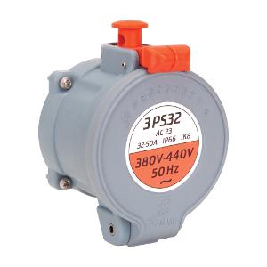 3PS32 SOCKET OUTLET 3P+E+2P 50A 440VAC 3PS32 SOCKET OUTLET 3P+E+2P 50A 440VAC