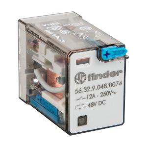MINI POWER RELAY 2C/O 8PIN 12A 48VDC MINI POWER RELAY 2C/O 8PIN 12A 48VDC