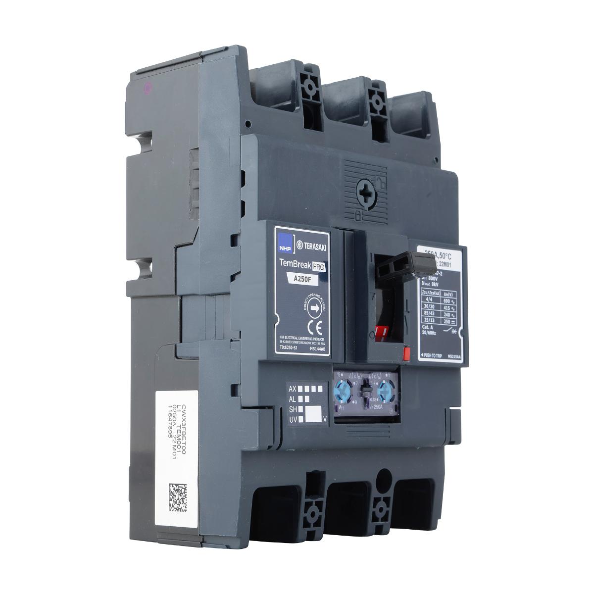 MCCB TBP 3P 250A 36KA 250 FRAME