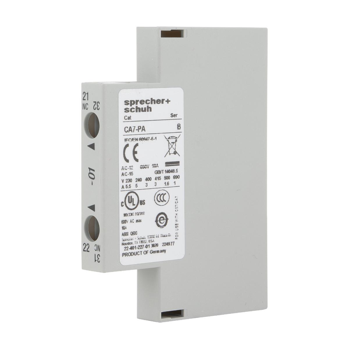 AUXILIARY CONTACT 1N/C SIDE MOUNT CA7