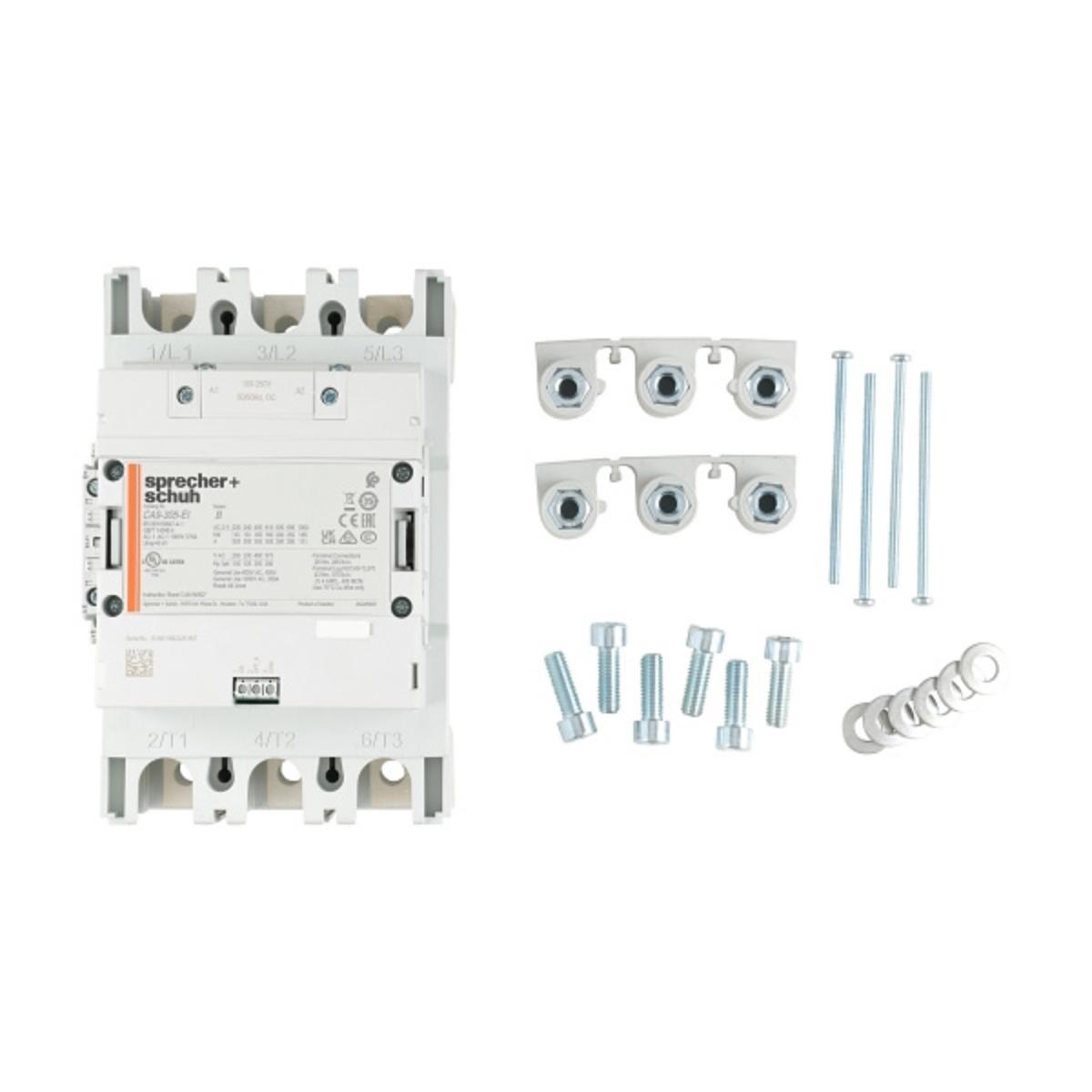 CONTACTOR 3P 305A AC3 160KW 100/250VACDC