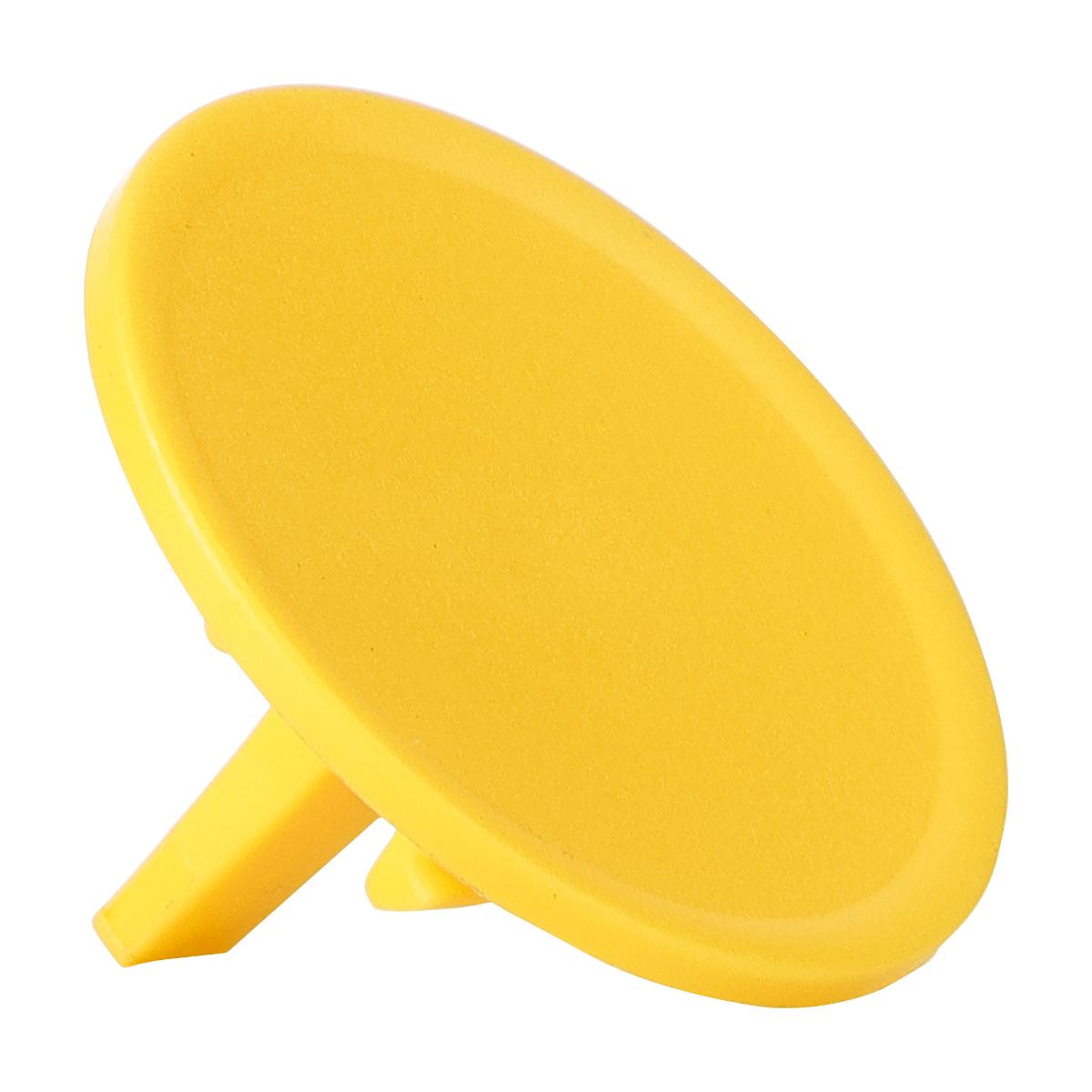 COLOUR CAP FLUSH NON-ILL P/B YLLW BLANK