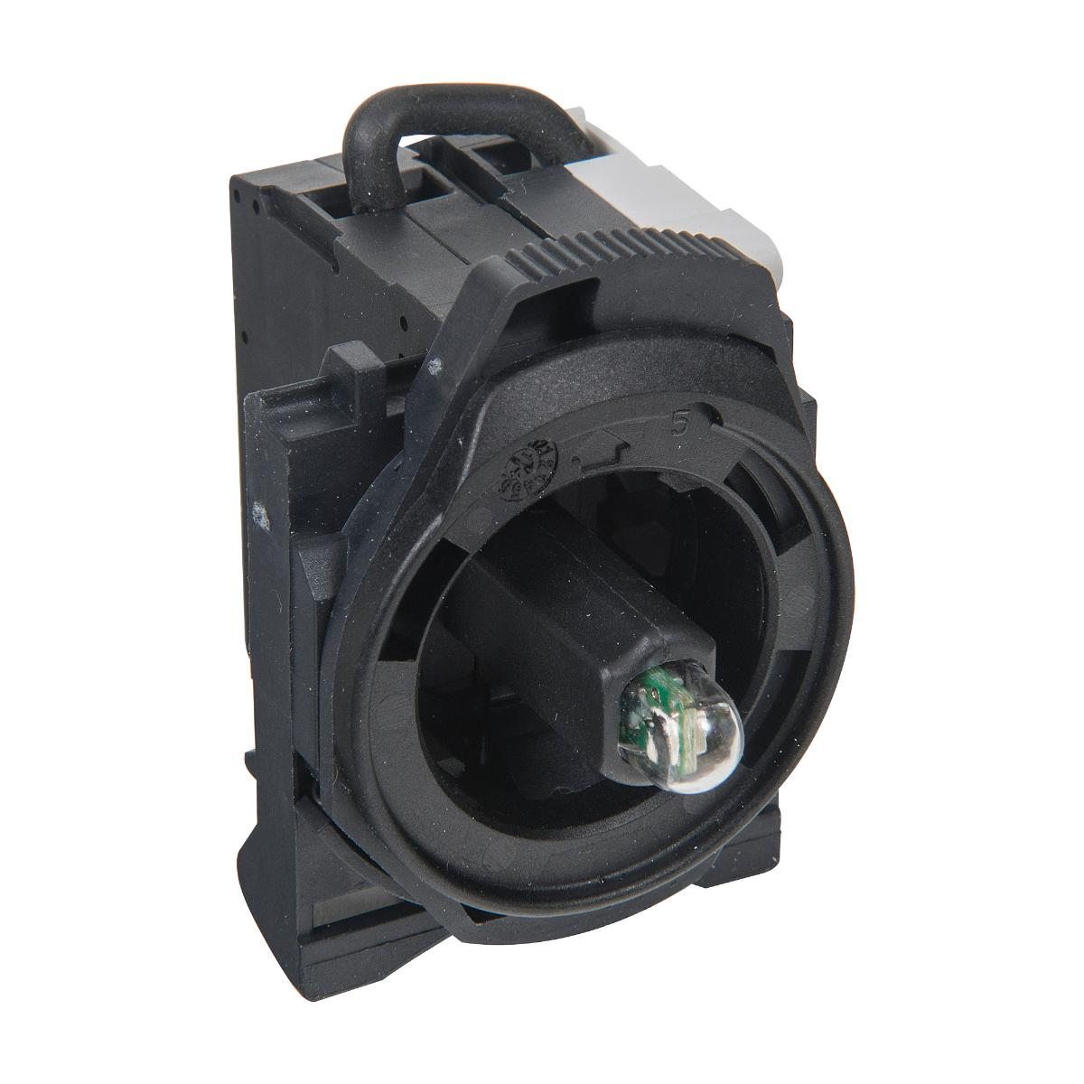 LED LAMP MOD 24-120VACDC PUSH-TEST GREEN