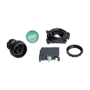 P/BUTT 22.5MM PLAS FLUSH GREEN START 1NO P/BUTT 22.5MM PLAS FLUSH GREEN START 1NO