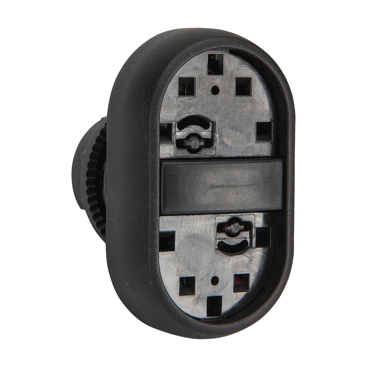 2 BUTTON P/B OPERAT 22.5MM PLAS NO CAPS