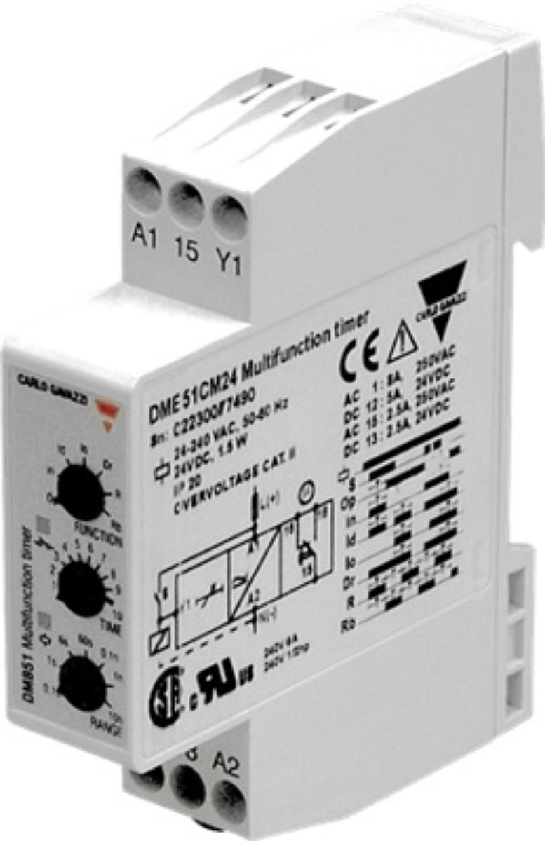 MULTI FUNC TIMER 12/240VACDC 0.1S-100H