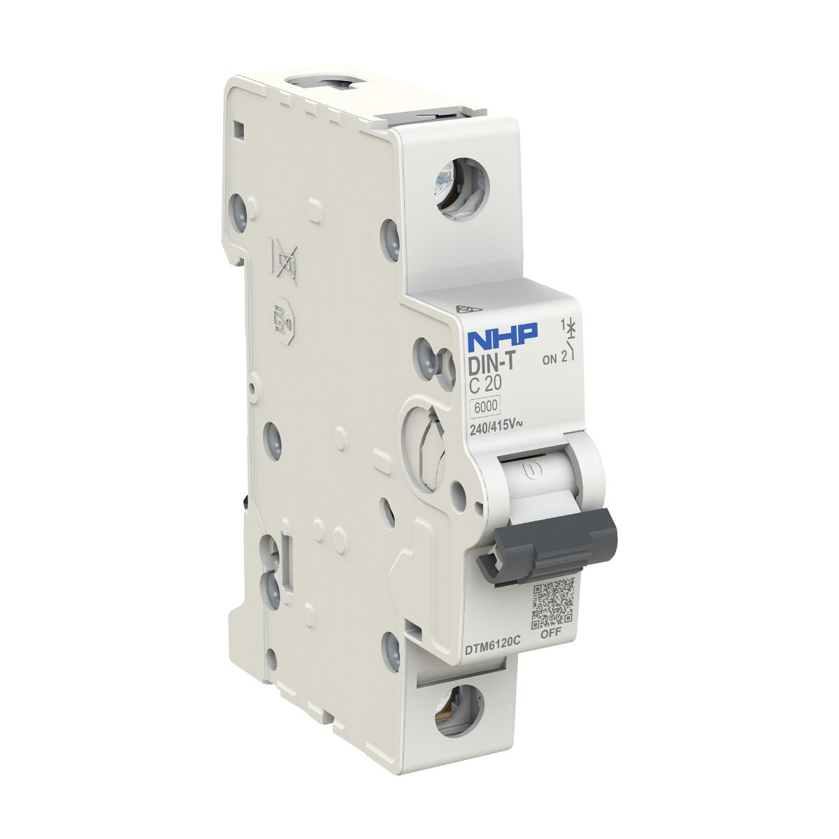 MCB DIN-T 10KA 1P 25A D CURVE 1 MODULE