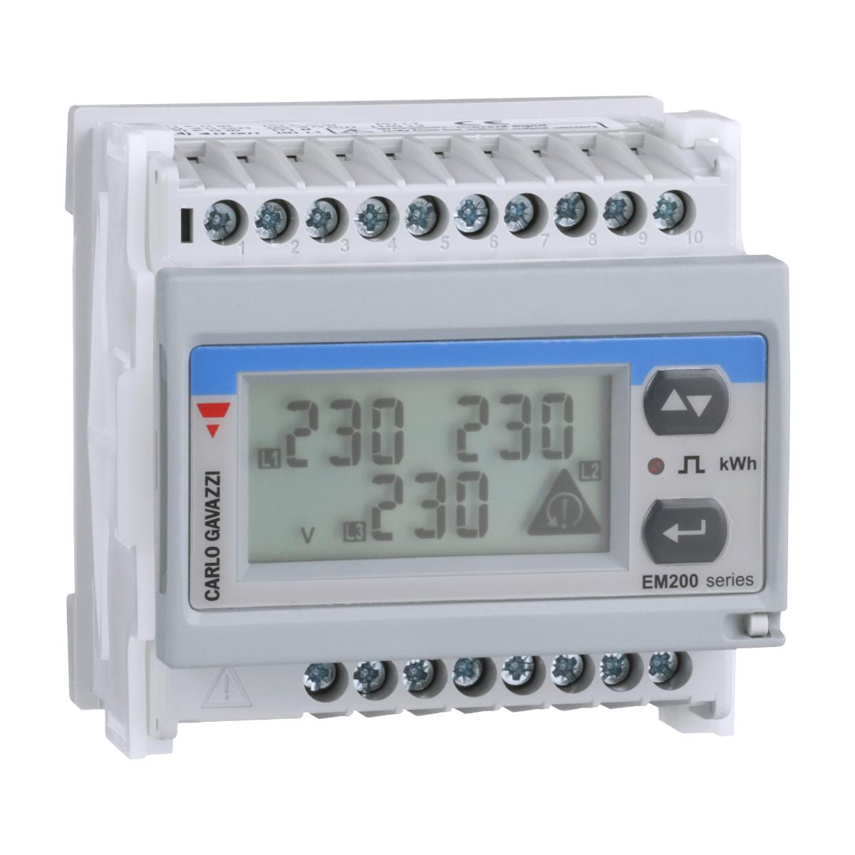 KWH METER CT OPERATED 5A PULSE DIN MOUNT