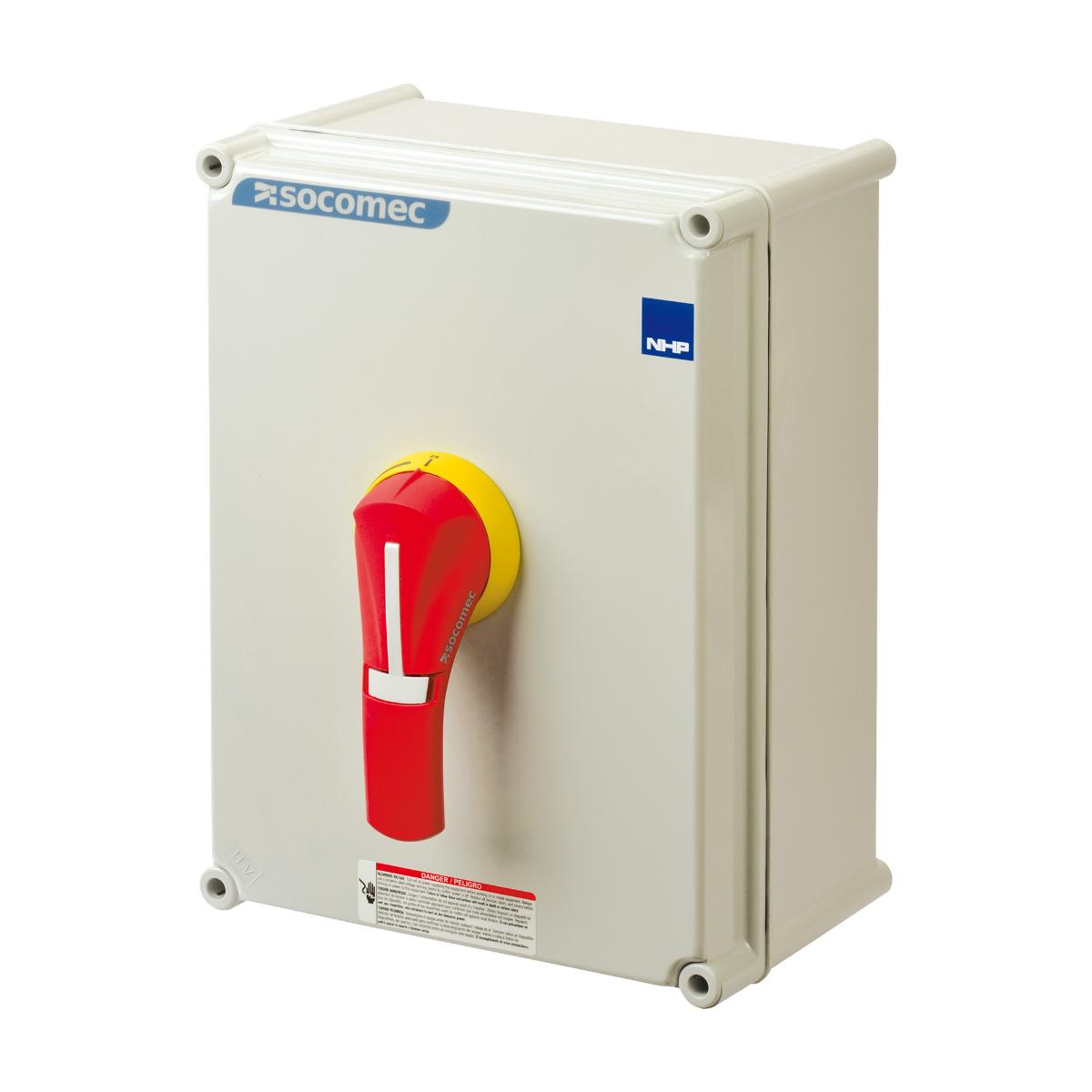 ISO ENCLOSED ISOLATOR 3P 250A GREY POLY