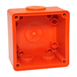 ISO BACK BOX ONE GANG STANDARD ORANGE ISO BACK BOX ONE GANG STANDARD ORANGE