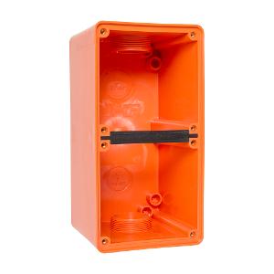 ISO BACK BOX TWO GANG EXTRA DEEP ORANGE ISO BACK BOX TWO GANG EXTRA DEEP ORANGE