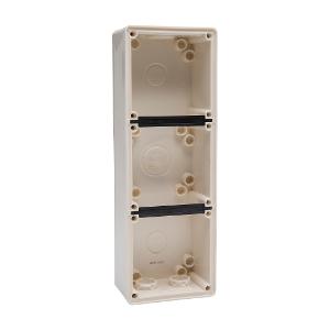 ISO BACK BOX THREE GANG STANDARD WHITE ISO BACK BOX THREE GANG STANDARD WHITE