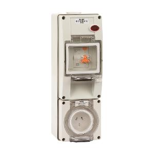ISO SKT OUTLET RCD PROT 1PH 3F PINS 10A ISO SKT OUTLET RCD PROT 1PH 3F PINS 10A