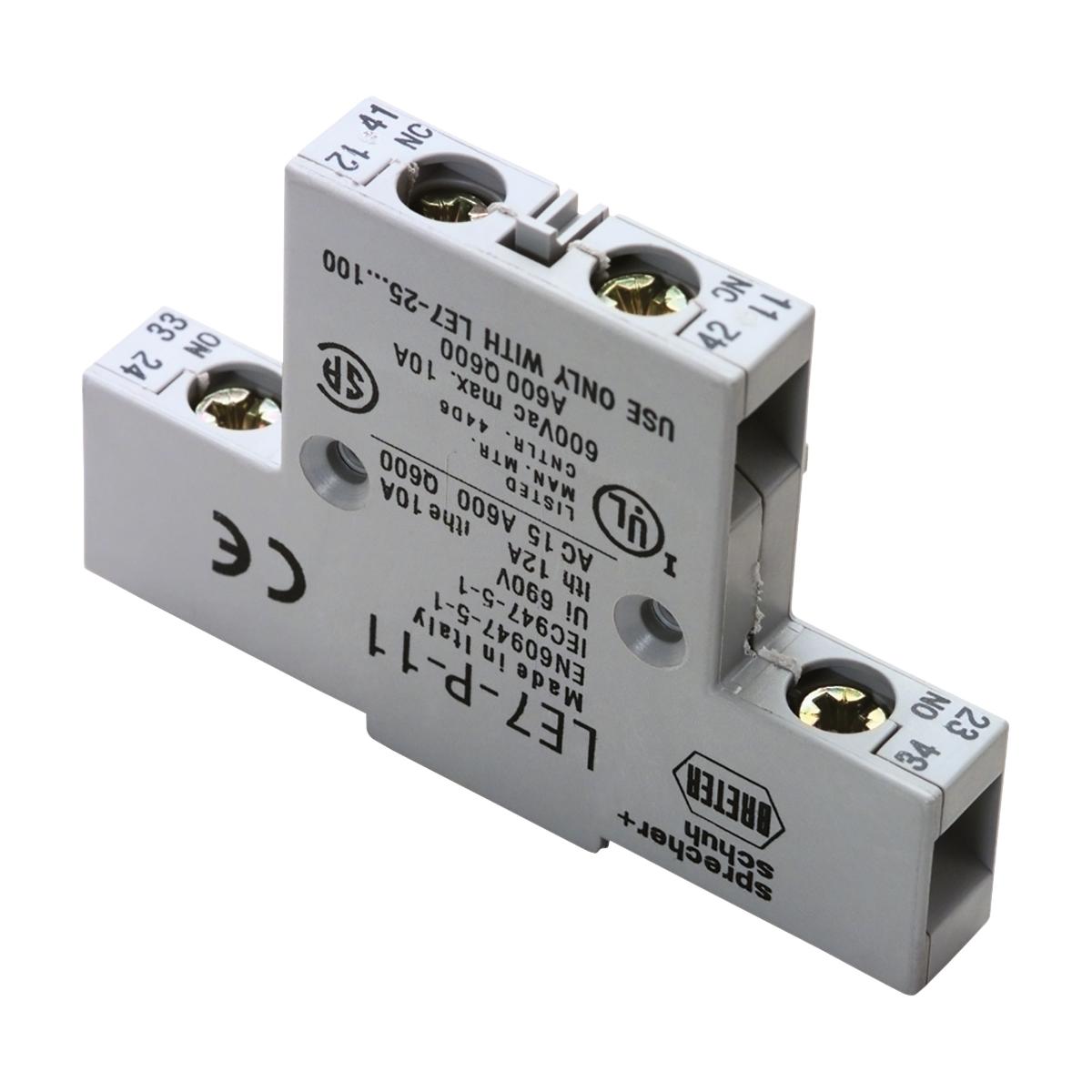 L7 AUX CONT 1N/O 1N/C FOR LE716-LE7100