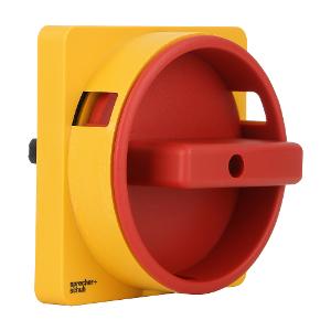L7 HANDLE DISC PADLOCK TYPE N RED/YELLOW L7 HANDLE DISC PADLOCK TYPE N RED/YELLOW