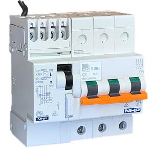 RCBO MOD6 3P+N 6A 6KA 30MA 6.5 MODULE RCBO MOD6 3P+N 6A 6KA 30MA 6.5 MODULE