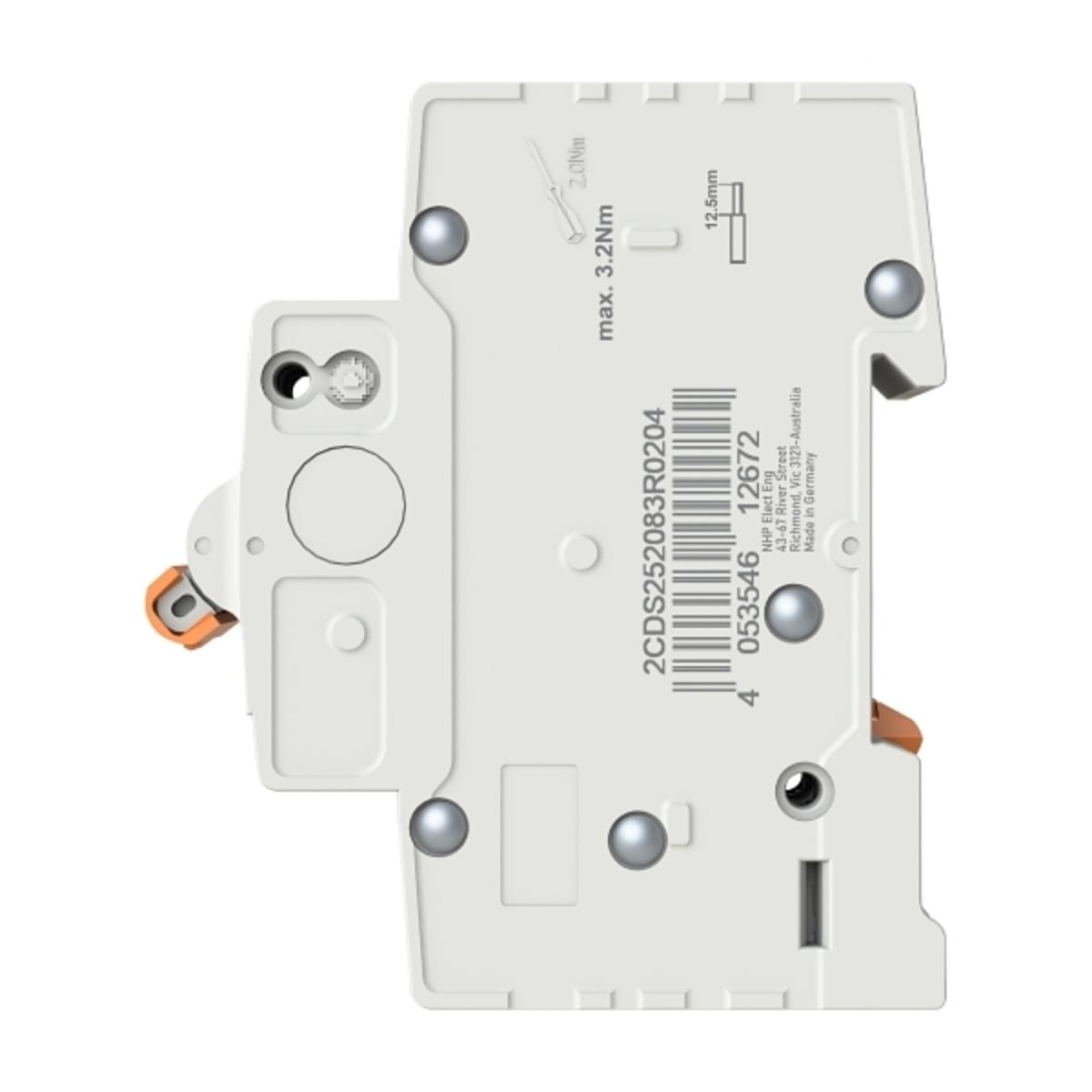 MCB MOD6+ 6KA 2P 20A C CURVE 2 MODULE