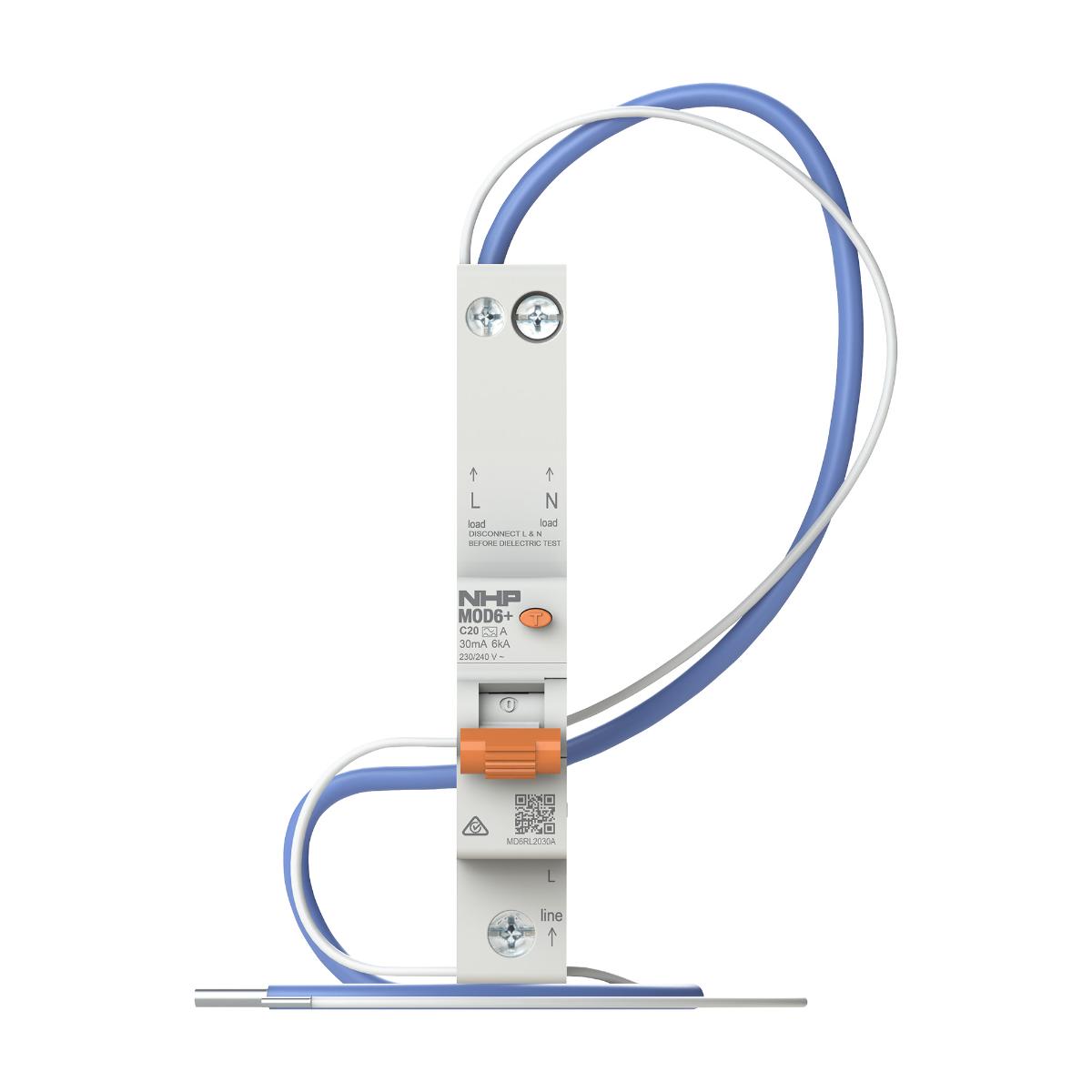 RCBO MOD6+ 1P+N 40A 6KA 30MA 1 MODULE