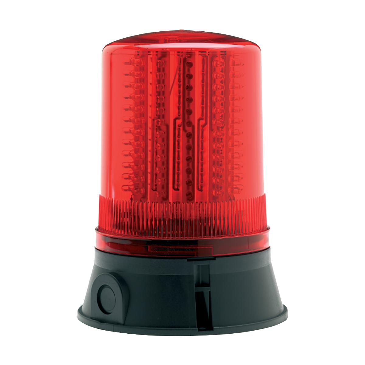 BEACON 144 LEDS STDY/FLSH/ROT 24VDC RED