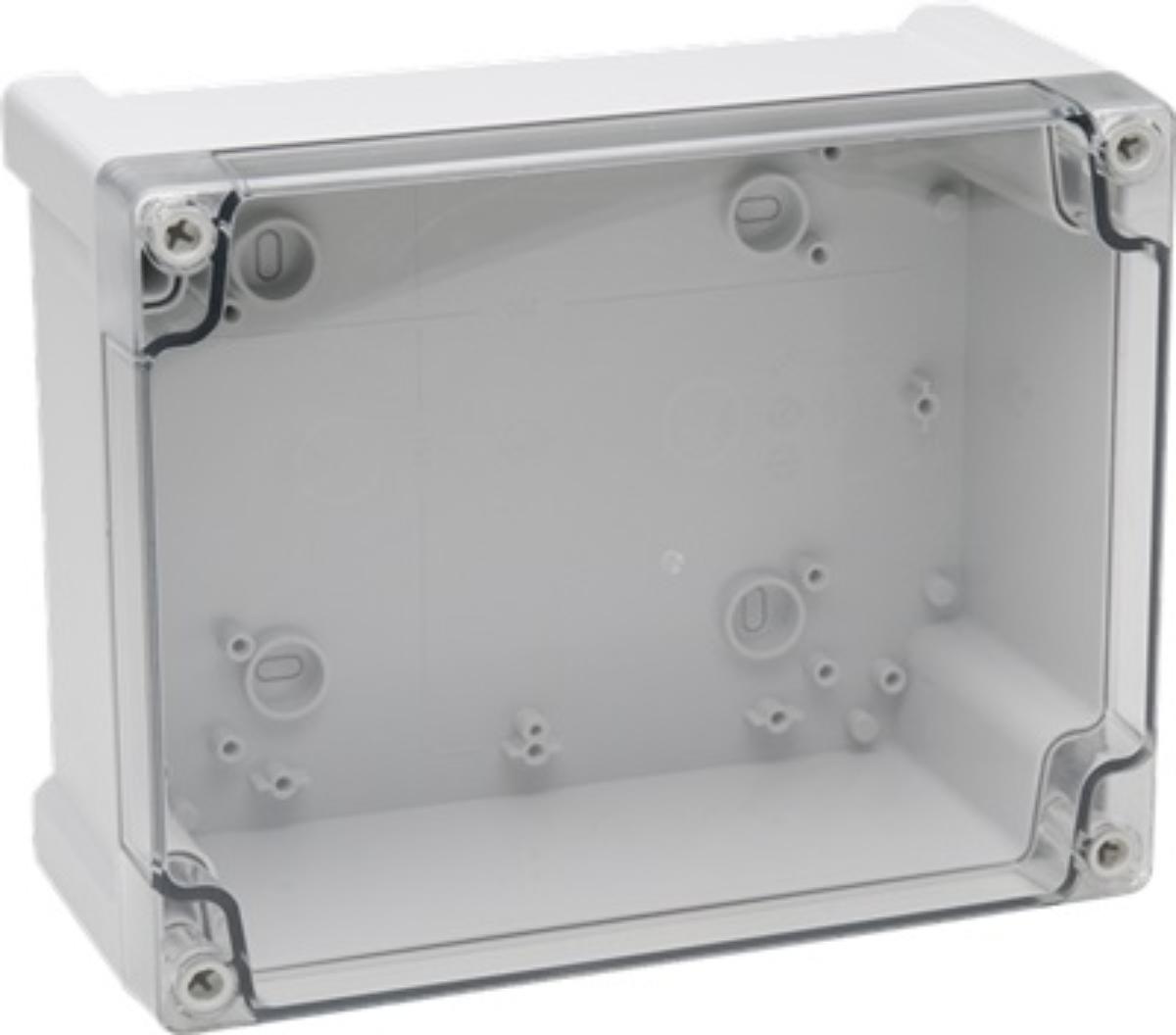 PLASTIC ENCLOSURE N-LINE CLR 201X163X98