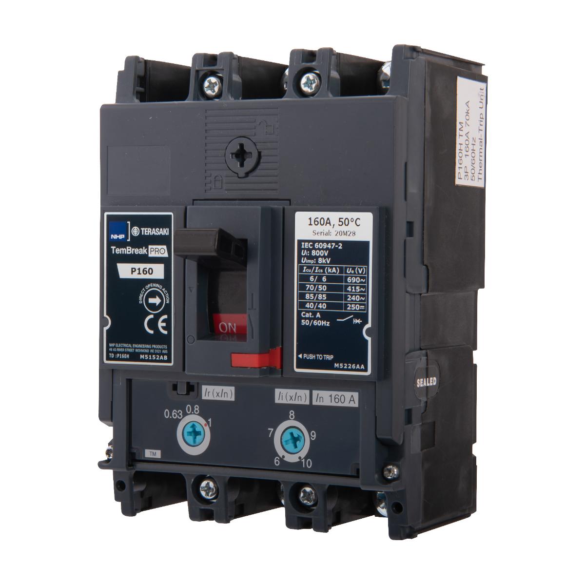 MCCB TBP 3P 100A 50KA 160 FRAME