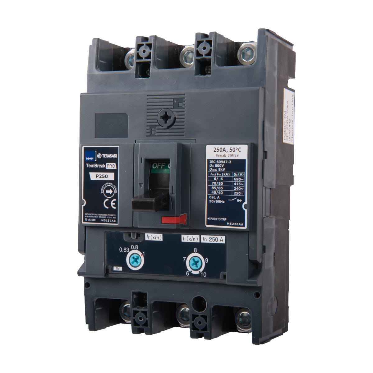 MCCB TBP 3P 250A 50KA 250 FRAME